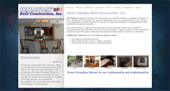 Desktop Screenshot of hallidaybuilt.com